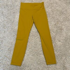 Athleta Elation 7/8 Tight in Golden Yellow